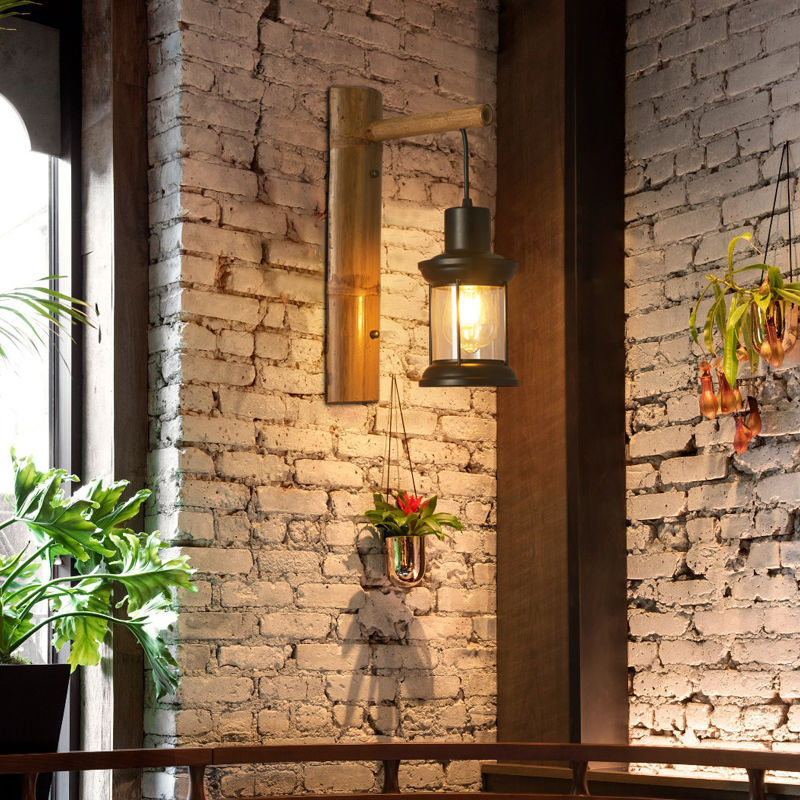Illuminate Your Space with the Retro Horse Lantern Wall Lamp